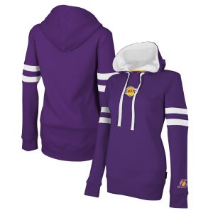 Stadium Essentials Los Angeles Lakers Women's Purple Road Game Chic Pullover Hoodie