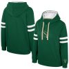 Stadium Essentials Milwaukee Bucks Women's Trendy Hunter Green Road Game Pullover Hoodie
