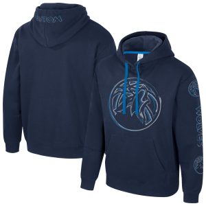 Stadium Essentials Minnesota Timberwolves Unisex Navy Eye - catching Elementized Pullover Hoodie