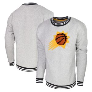 Stadium Chic Essentials Phoenix Suns Heather Gray Club Level Pullover Sweatshirt