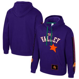 Stadium Essentials Phoenix Suns Unisex Stylish Purple 2024/25 City Edition Star Pullover Hoodie