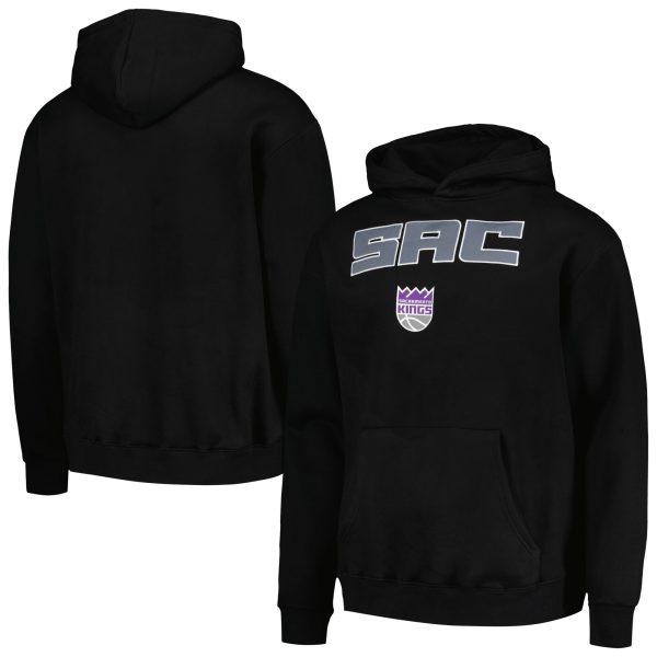 Stadium Stylish Essentials Sacramento Kings Unisex Black Terrace Pullover Hoodie