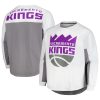 Stadium Essentials Sacramento Elegant Kings White Rally Pullover Sweatshirt