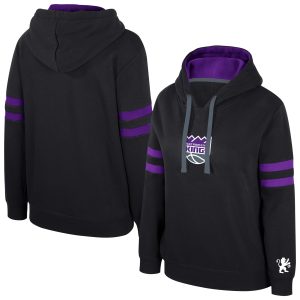 Stadium Essentials Sacramento Kings Gorgeous Women's Black Road Game Pullover Hoodie