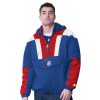 Starter Philadelphia 76ers Royal/Red Charger Half Zip Pullover Unique Jacket