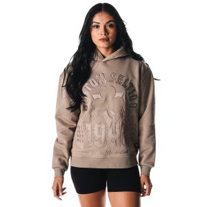 The Wild Collective Boston Celtics Women's Gray Satin Pullover Hoodie Unique