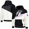 The Wild Collective Los Angeles Lakers Unisex Black Stylish Split Pullover Hoodie