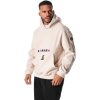 The Wild Collective Los Unique Angeles Lakers Unisex Cream Corduroy Tri Blend Pullover Hoodie