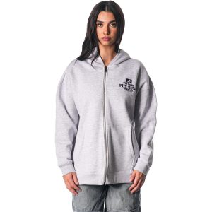 The Wild Collective Phoenix Suns Gorgeous Unisex Heather Gray Full Zip Floral Hoodie