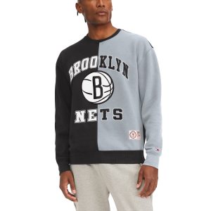 Tommy Jeans Brooklyn Nets Black/White Fabulous Keith Split Pullover Sweatshirt