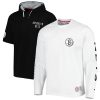 Tommy Jeans Brooklyn Nets Black/White Matthew 2 In 1 T Shirt Chic & Hoodie Combo Set