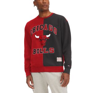 Tommy Jeans Chicago Bulls Red/Black Keith Split Pullover Elegant Sweatshirt