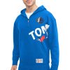 Tommy Gorgeous Jeans Dallas Mavericks Blue Bernard Half Zip Hoodie