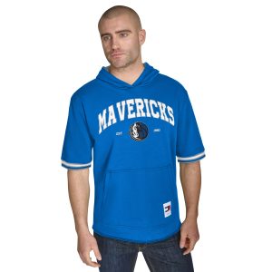 Tommy Jeans Dallas Mavericks Blue Paul French Terry Short Sleeve Pullover Gorgeous Hoodie