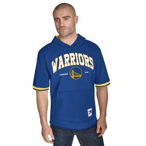 Tommy Jeans Golden State Warriors Royal Paul Fabulous French Terry Short Sleeve Pullover Hoodie