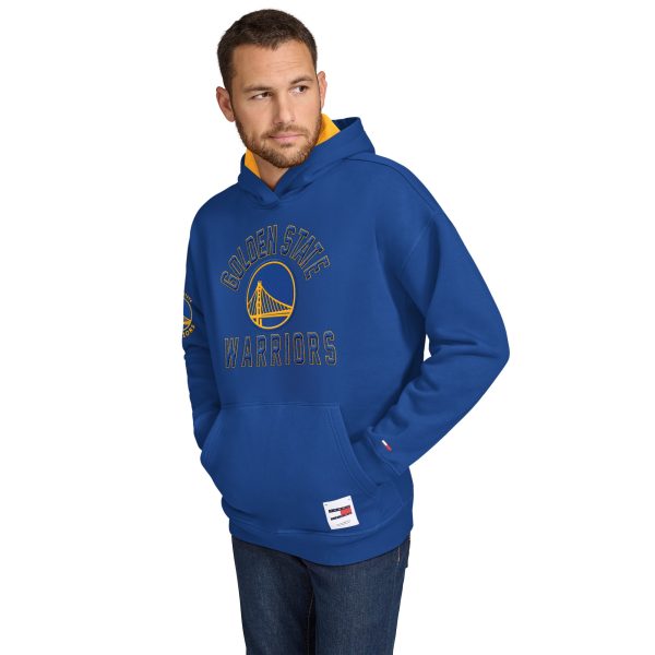 Tommy Jeans Golden Premium State Warriors Royal Sebastian Pullover Hoodie