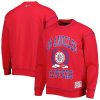 Tommy Jeans LA Gorgeous Clippers Red Peter French Terry Pullover Crew Sweatshirt
