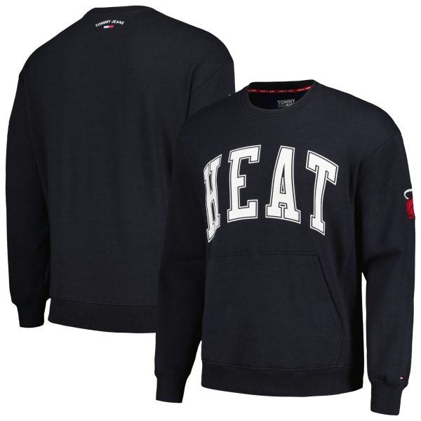 Tommy Elegant Jeans Miami Heat Black Henry Pullover Sweatshirt