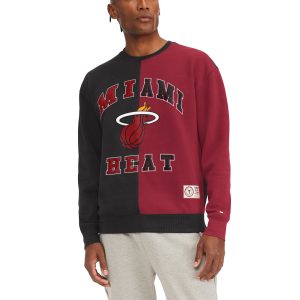 Tommy Jeans Miami Heat Black/Red Gorgeous Keith Split Pullover Sweatshirt