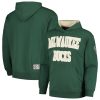 Tommy Jeans Milwaukee Bucks Hunter Green Stylish Greyson Pullover Hoodie