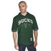 Tommy Jeans Chic Milwaukee Bucks Hunter Green Paul French Terry Short Sleeve Pullover Hoodie