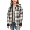 Tommy Jeans Trendy Milwaukee Bucks Women's Black/Cream Molly Flannel Full Zip Hoodie