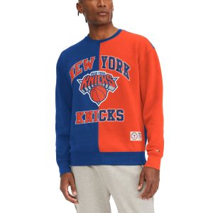 Tommy Jeans Eye - catching New York Knicks Royal/Orange Keith Split Pullover Sweatshirt