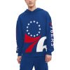 Tommy Jeans Philadelphia 76ers Royal Kenny Trendy Pullover Hoodie