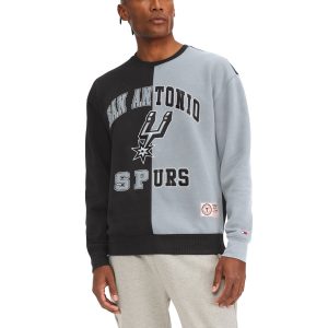 Tommy Jeans San Antonio Spurs Black/Gray Keith Split Pullover Sweatshirt Premium