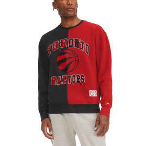 Tommy Jeans Toronto Raptors Red/Black Unique Keith Split Pullover Sweatshirt
