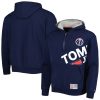 Tommy Jeans Washington Wizards Trendy Navy Bernard Half Zip Hoodie