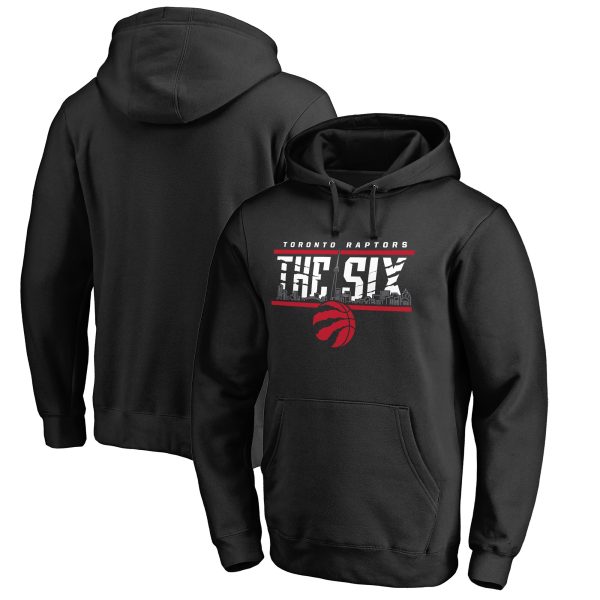 Toronto Raptors Black The Six Hometown Collection Pullover Hoodie Trendy