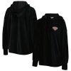 Touch New York Knicks Women's Black End Line Velour Pullover Gorgeous Hoodie