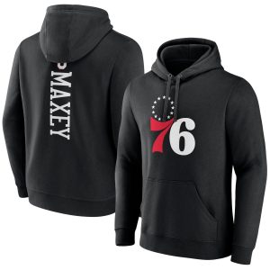 Tyrese Maxey Philadelphia 76ers Black Playmaker Gorgeous Pullover Hoodie