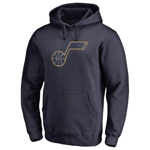 Utah Gorgeous Jazz Navy Static Logo Pullover Hoodie