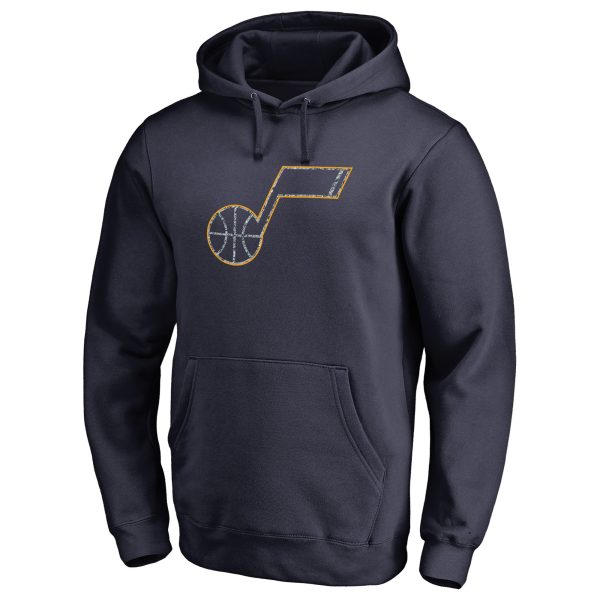 Utah Gorgeous Jazz Navy Static Logo Pullover Hoodie