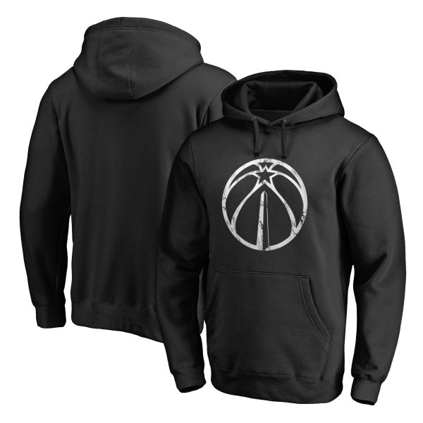 Washington Wizards Black Marble Logo Pullover Hoodie Stylish