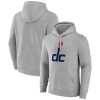 Washington Wizards Gray Alternate Eye - catching Logo Pullover Hoodie