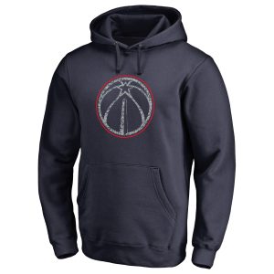 Washington Unique Wizards Navy Static Logo Pullover Hoodie