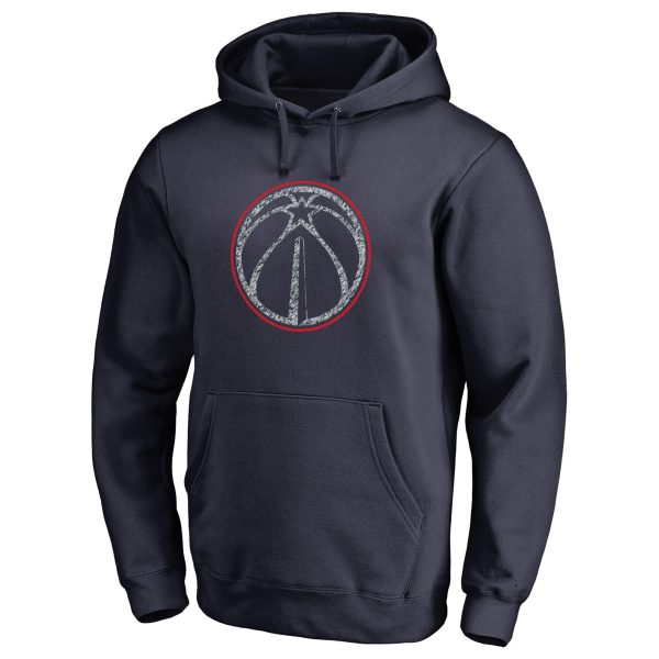 Washington Unique Wizards Navy Static Logo Pullover Hoodie