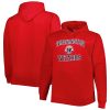 Washington Wizards Red Big Eye - catching & Tall Heart & Soul Pullover Hoodie