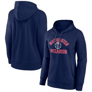 Washington Wizards Eye - catching Women's Navy Overtime Pullover Hoodie