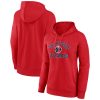 Washington Wizards Women's Red Overtime Eye - catching Pullover Hoodie