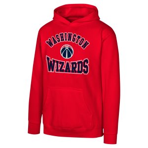 Washington Wizards Youth Red Home Trendy Town Pullover Fleece Hoodie