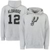 adidas LaMarcus Aldridge San Antonio Spurs Gray Premium Name & Number Pullover Hoodie
